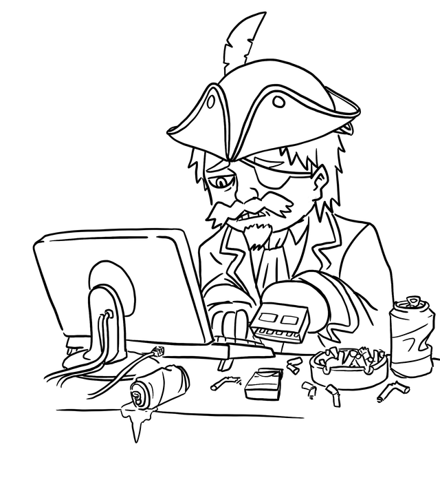 Stressed Pirate